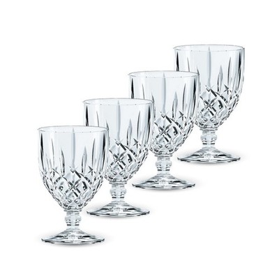 Nachtmann Noblesse 7.8 oz Crystal Glass Goblets, Set of 4   5''