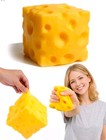viral cheese squishy Cheese Fidget Toy-US-SELLER-CA-FAST Shipping USA — photo 1