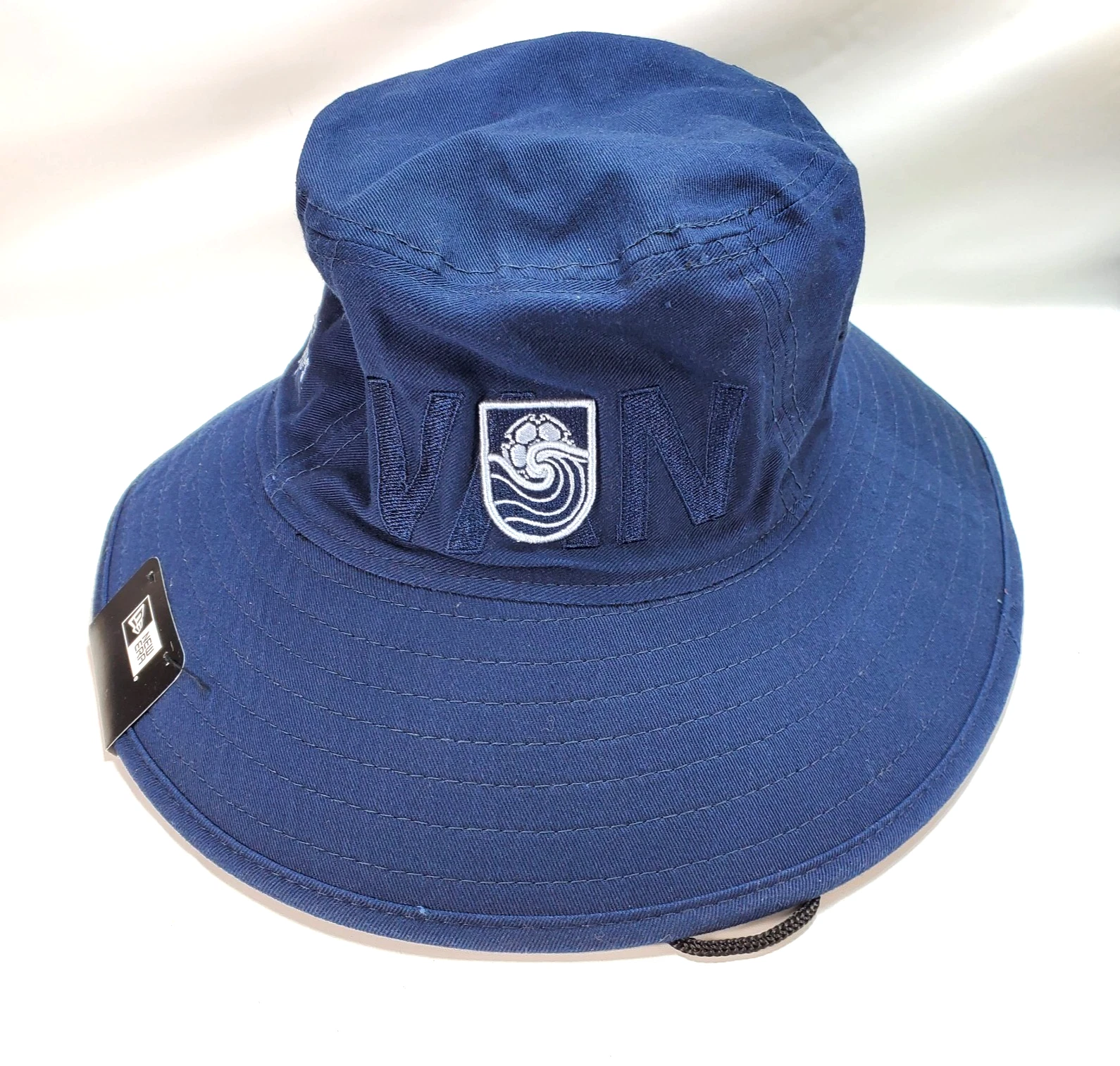 New Era Vancouver Whitecaps FC Bucket Sun Hat Navy Blue MLS w/ Tags L/XL Logo