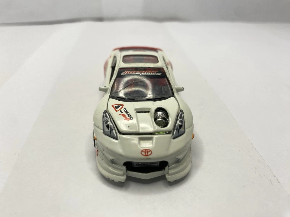 Muscle Machines Import Tuner 2001 Toyota 01 Celica GTS White T03-14 1:64 - Image 3 of 4