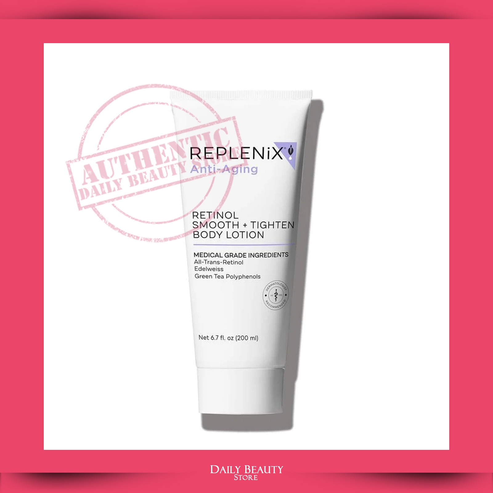 Replenix Anti Aging Retinol Smooth + Tighten Body Lotion 200ml 6.7oz NEW FAST SH