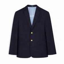 Izod Youth Boys Dark Blue Blazer with Gold Accents Size 12H