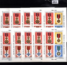  10X ROMANIA - MNH - CULTURE - MEDALS - 1994