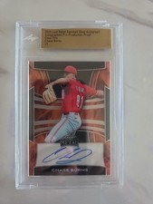 2025 Leaf Metal Chase Burns Clear Fire Auto Pre Production Proof 1/1