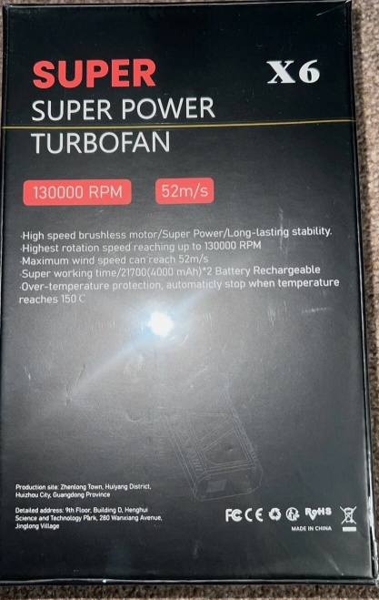 Violent Turbofan X6 130000rpm
