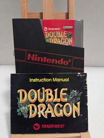 Nintendo NES Double Dragon CIB Complete Box Manual Sleeve Authentic Tested Japan