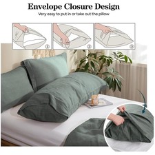 Ultra Soft Linen Body Pillowcase 20x54 Envelope Closure