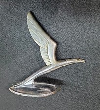 1933 Chevrolet Chevy Flying Eagle Car Hood Ornament Mascot Radiator Cap 89447