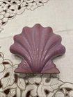 Vintage Frankoma Mold 54 Pink And Lilac Clam Shell Vase 6”