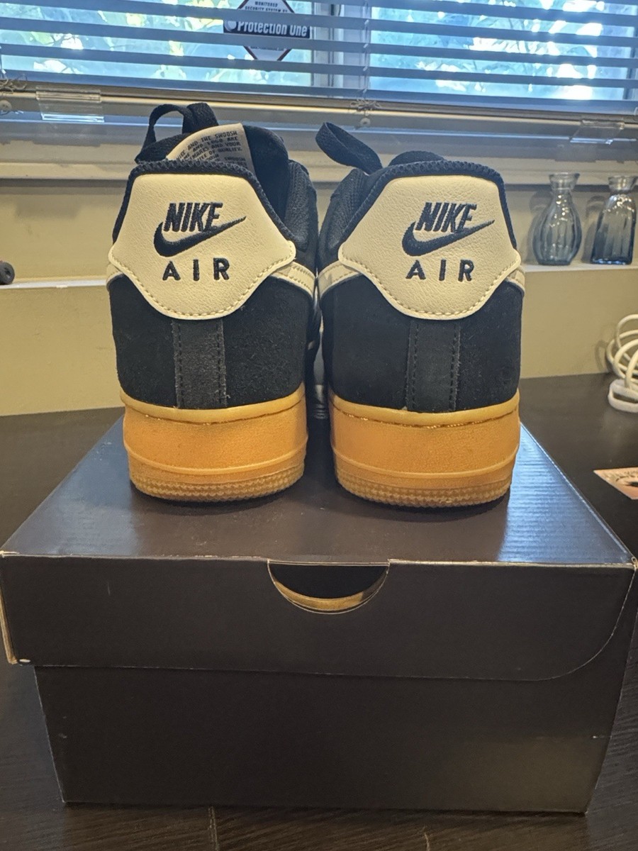 Nike Air Force 1 '07 LV8 Gum Pack Black Suede Sneakers FQ8714-004