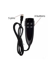 4 Button 5 Pin Prong Remote Hand Control Handset for Power Recliner Lift Chairs