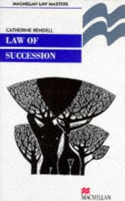 Law of Succession (Palgrave Law Masters), Rendell, Catherine, Used ...