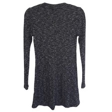 Topshop Women's Long Sleeve Marled Knit Mini Dress Size US 4 UK 8