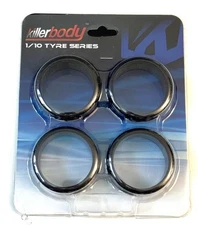 Killerbody 1/10 ABS Treaded Drift Tire Set (4)