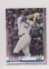 2019 Topps Mini Pink 8/25 Hernan Perez #617 0x1