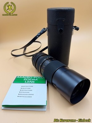 Tokina RMC 100-300mm f/5 Macro Focus Zoom Objektiv für Canon FD | Top Zustand