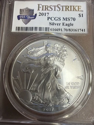 2017 American Silver Eagle PCGS MS70 First Strike