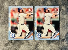 Cooper Johnson 2019 Bowman Draft 1st Sky Blue SP /499 (2) Prospect 1st Parallels