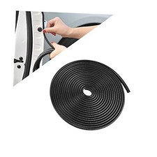 Car Door Protector Edge Guards, Universal Rubber Seal U Shape Car 10FT Black