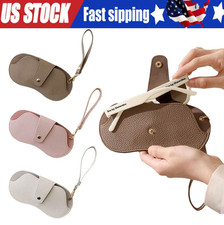 Soft Leather Sunglasses Bag,Glasses Pouch Carrying Organizer Eyeglass NEW