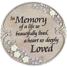 Luminous Memorial Stone - Memorial Stepping Stone - in Memory of Loved Gifts ...