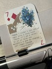 ACEO Tame Impala Quote Flowers Blue Micro Collage Art Card Mazerzine ATC — photo 2