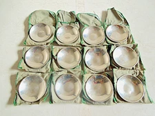 Set of 12 Randahl Sterling Silver Nut Dishes in Original Anti-Tarnish Bags NMS