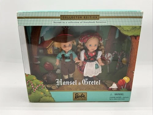 Vtg 2000 Hansel & Gretel Barbie Collection Collector Edition W Box Mattel #28535