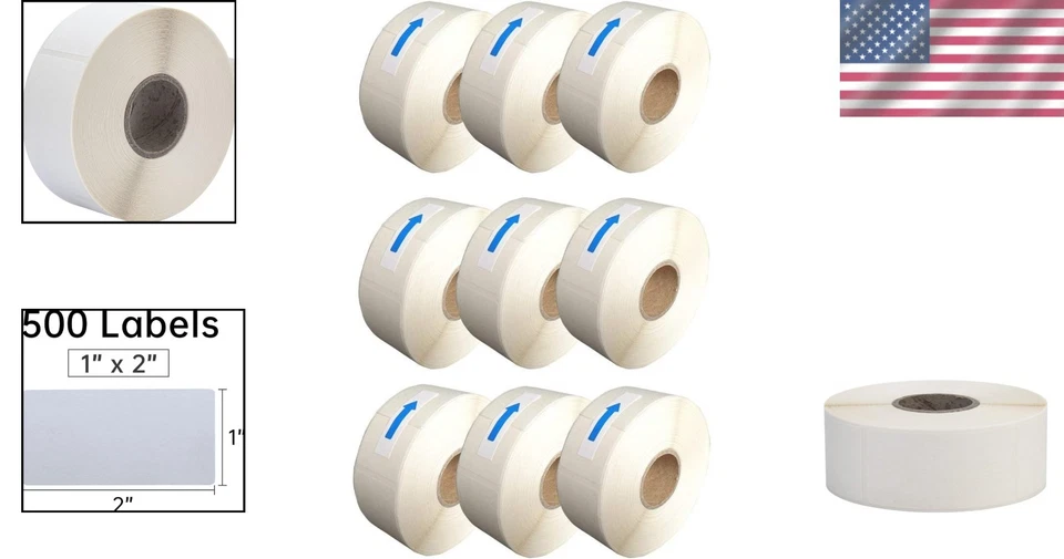 Pack de 4500 etiquetas solubles - Perfecto para uso en rotación y almacenamiento de alimentos Foto 2 de 4