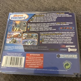 Sega Dreamcast Hydro Thunder PAL Case  And Manual Included