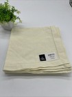 Set Of 4 Home Wear 20” “hemstitch” Ivory Cloth Napkins READ