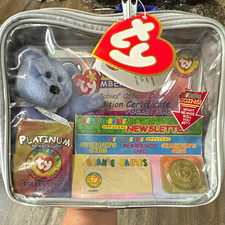 Ty Beanie Babies Official Club Platinum Membership Case Set 1999 Vintage