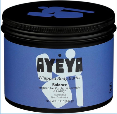 Ayeya Balance Whipped Body Butter Patchouli Lavender Orange 5 oz
