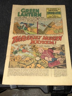 Green Lantern #61 VG/FN Golden Age Alan Scott 1968 SILVER AGE DC COMICS GIL KANE