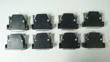Lot of 8 Vintage Unbranded DB25 to RJ45/RJ12 Converter 25 Pin Adapters