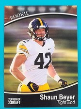2021 SAGE Premier Draft #70 Shaun Beyer Iowa Hawkeyes FOOTBALL Card S7