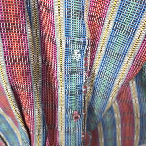 Robert Graham Herren XL Mehrfarbig Gestreift Flip Manschette Button-Down - Bild 6 von 14