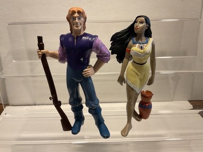 Pocahontas evanplast 2 x  PVC  Figur mit John Smith  PVC  Comicfiguren Polen