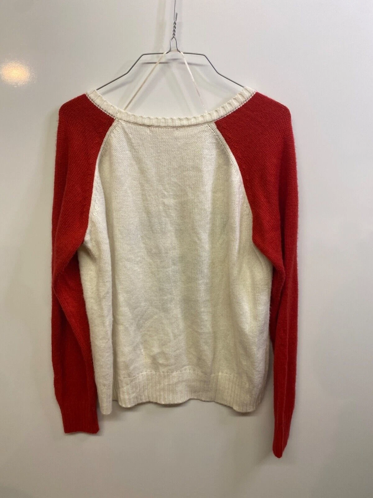 Route 66 womans christmas sweater size L not ugly cute mistletoe