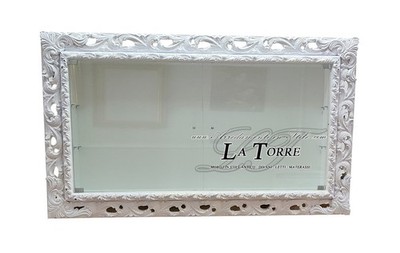 Wandhängeschaufenster mit Glastüren Barockstil Lochrahmen Port