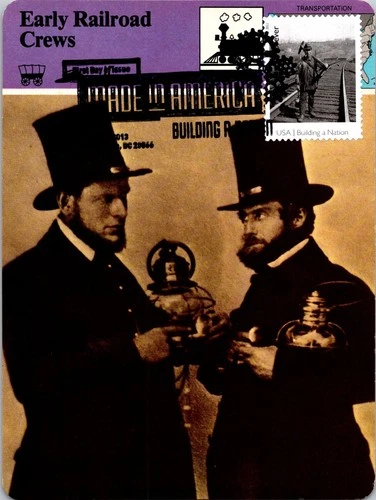 Dr Jim Stamps Maximum Card Building A Nation Gandy Dancer Forever Fdc