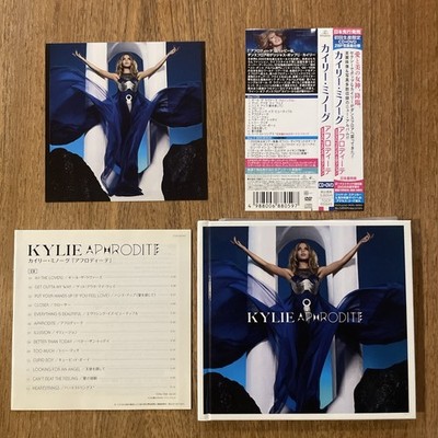 KYLIE MINOGUE CD+DVD Aphrodite Hardback w/Bonus Track 2010 Japan OBI TOCP-66949