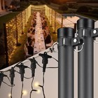Yescom Commercial LED Event Curtain Lights with 10FT Cast Iron Poles 40FT Cable — photo 1