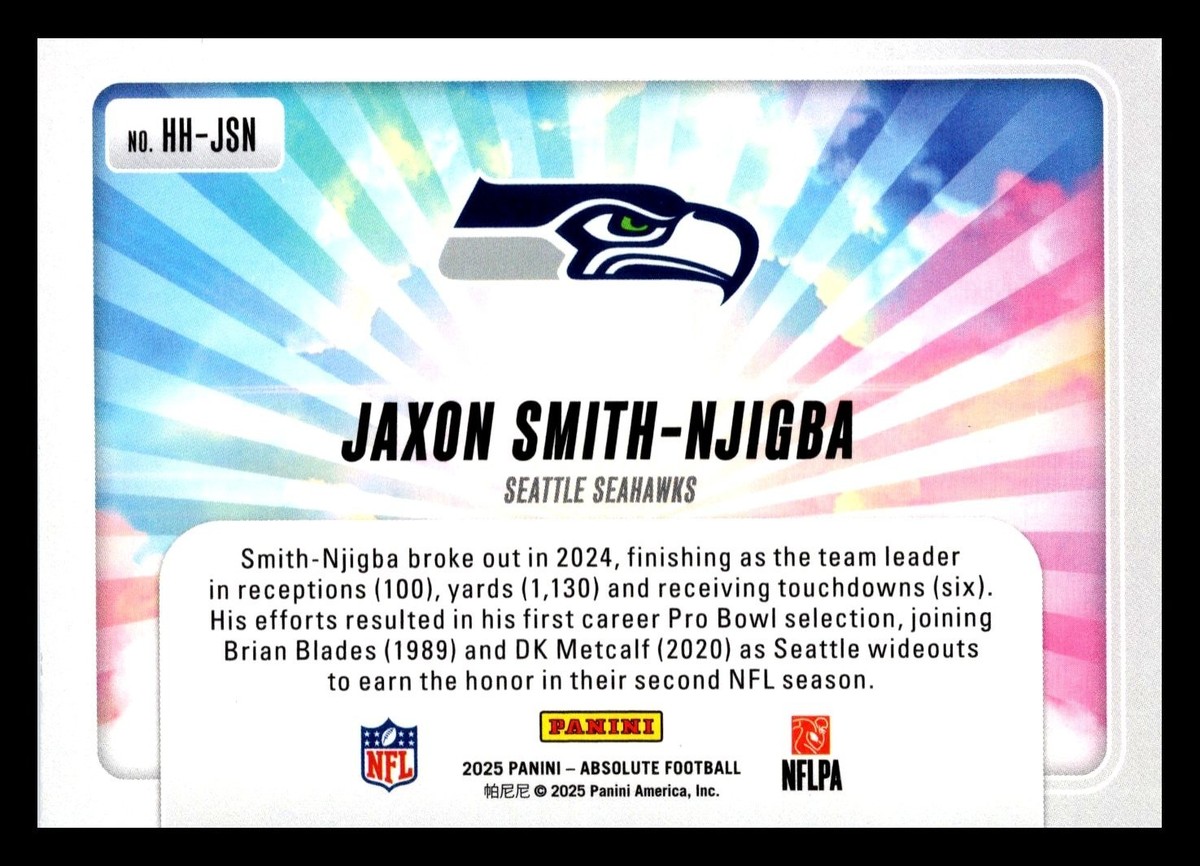 2025 Panini Absolute - Jaxon Smith-Njigba #HH-JSN Hog Heaven | eBay