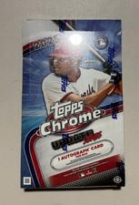 2025 TOPPS CHROME UPDATE SERIES BASEBALL HOBBY BOX - IN HAND - SHIPS TODAY
