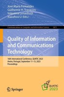 Quality Of Information And Communications Technology Guilherme H. Travassos