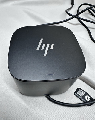 HP Thunderbolt Dock 120W G2 HSN-IX01 Black AC-Powered USB-C DisplayPort VGA