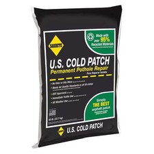 Sakrete US Cold Patch Permanent Pothole Repair, 50 lb Bag, Recycled Asphalt Mix,