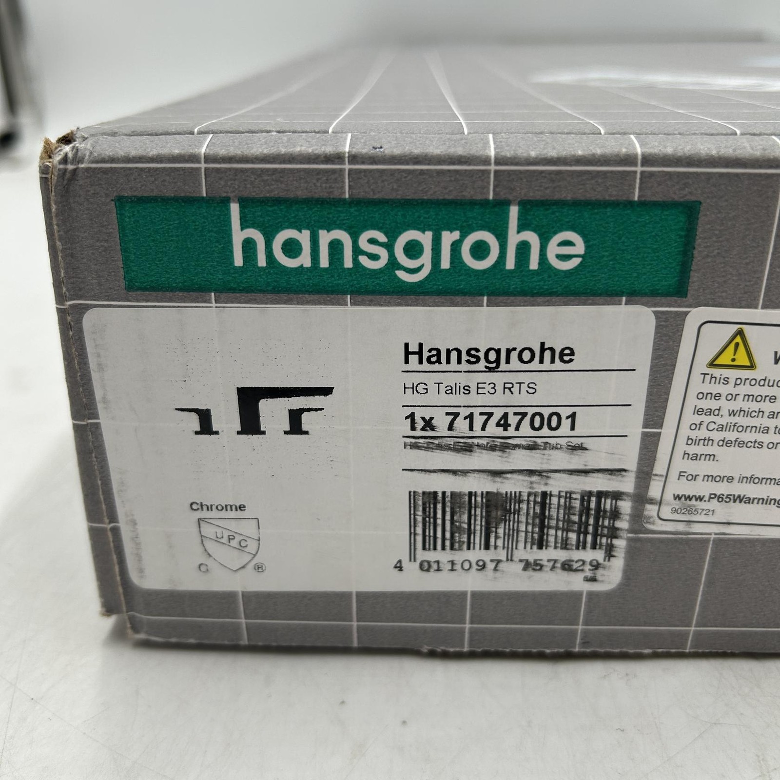 hansgrohe 71747001 HG Talis E3 RTS 16" Roman Tub Filler Fauc