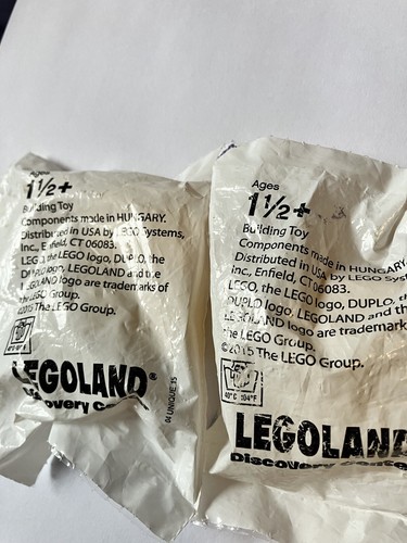 Two Lego Land Discovery Center Factory Duplo Brick 2015, NEW Damaged Polybag - Picture 5 of 5